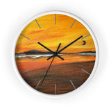 Warm Moon Wall Clock