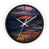 Red Beach Wall clock
