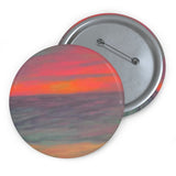 Neon Beach Pin Buttons