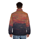 Deep. Night. Men's Puffer Jacket (AOP)