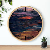 Red Beach Wall clock