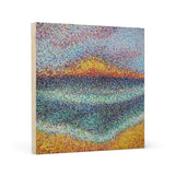Pointillism Rise-or-Set? Series Wood Canvas
