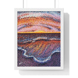 Red Sea Premium Framed Print (Light/White Version)