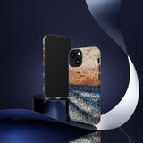 Pointillism Waves Tough Phone Case