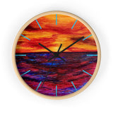 Fire & Ice Wall Clock