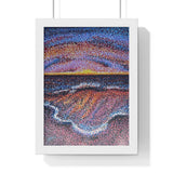 Red Sea Premium Framed Print (Cool Blue Version)