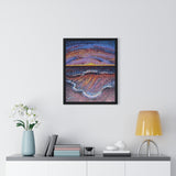 Red Sea Premium Framed Print (Cool Blue Version)