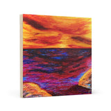 Fire & Ice Wood Canvas