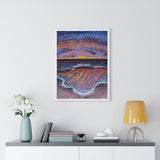 Red Sea Premium Framed Print (Cool Blue Version)