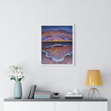 Red Sea Premium Framed Print (Cool Blue Version)
