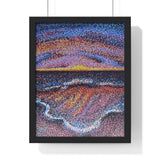 Red Sea Premium Framed Print (Cool Blue Version)