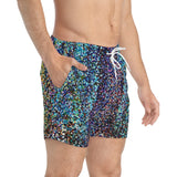 Electric Waterfall Swim Trunks