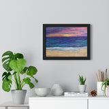 Beachy Premium Framed Horizontal Poster