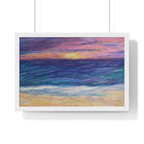 Beachy Premium Framed Horizontal Poster