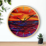 Fire & Ice Wall Clock