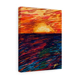 Primary Rise contemporary fine art canvas print