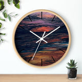 Red Beach Wall clock