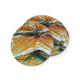 Yellow Flower Coasters