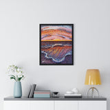 Red Sea Premium Framed Print (Light/White Version)