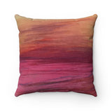 Rise or Set Square Pillow