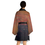 Deep. Night. Long Sleeve Kimono Robe