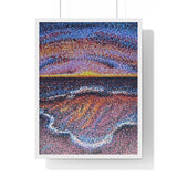 Red Sea Premium Framed Print (Cool Blue Version)