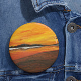 Warm Moon Pin Buttons