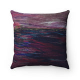 Deep. Night. Spun Polyester Square Pillow