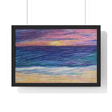 Beachy Premium Framed Horizontal Poster