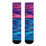 Shallow & Deep Sublimation Crew Socks