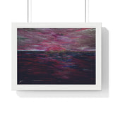 Deep. Night. Premium Framed Horizontal Poster