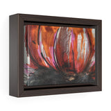 R3 Signature Flower Series (Orange/Red) Framed Premium Gallery Wrap Canvas