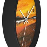 Warm Moon Wall Clock