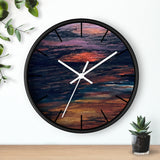 Red Beach Wall clock