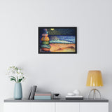 Stacked / PM Premium Framed Print