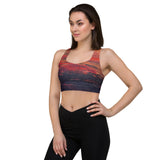 Deep.Night. Longline sports bra