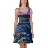 Deep Sea Skater Dress