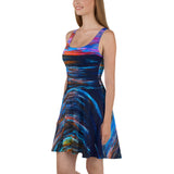 Deep Sea Skater Dress