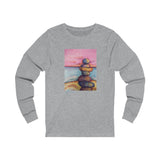 Stacked - AM/PM Unisex Long Sleeve Tee
