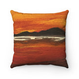 Warm Moon Square Pillow