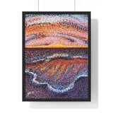 Red Sea Premium Framed Print (Light/White Version)