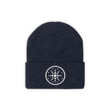 Eye. See. You. Knit Beanie (reversed white logo)