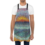 Pointillism Sunrise Apron