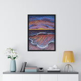 Red Sea Premium Framed Print (Cool Blue Version)