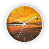 Warm Moon Wall Clock