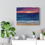 Beachy premium wraparound canvas print (Rise-or-Set? Series)