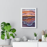 Red Sea Premium Framed Print (Light/White Version)