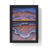 Red Sea Premium Framed Print (Cool Blue Version)