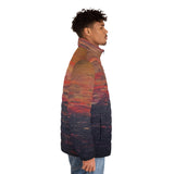 Deep. Night. Men's Puffer Jacket (AOP)