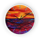 Fire & Ice Wall Clock
